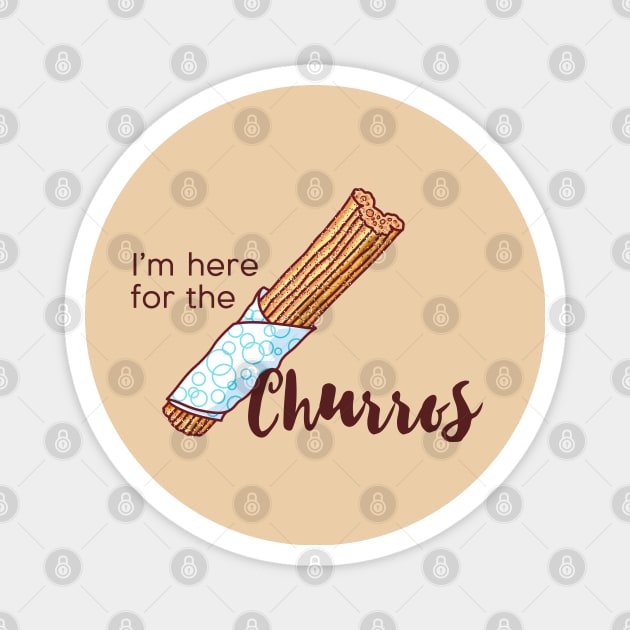 I'm here for the Churros Magnet by MagicalNoms